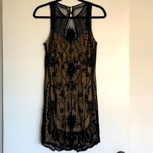 Abercrombie Black Lace Sleeveless Dress